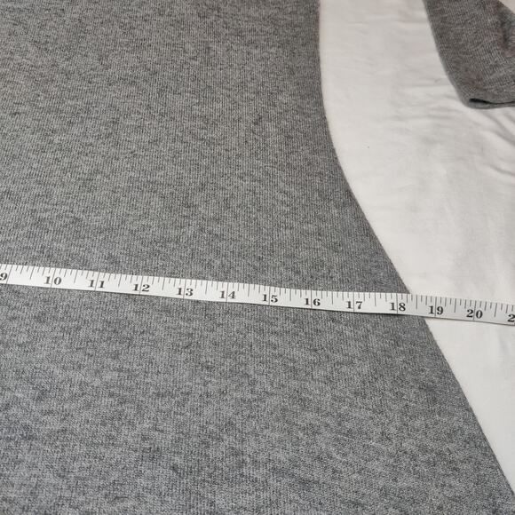 Vince Mock Neck Long Sleeve Knit Sweater Dress Large Minimalist Quiet Luxury - Picture 11 of 12